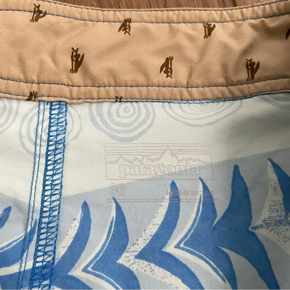 Patagonia Wavefarer Swim‎ Board Shorts Blue